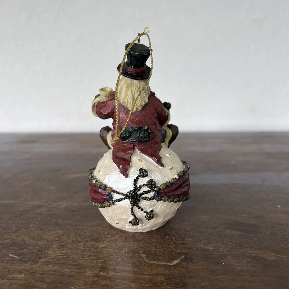 BOYDS CARVERS CHOICE SANTA CHRISTMAS ORNAMENT‎ RITZNICK LIVE WELL 1999